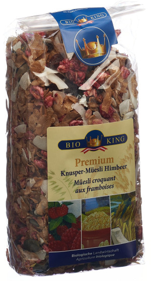 BioKing Premium Knusper-Müesli Himbeer Bio - 375 g