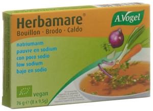 A.Vogel Herbamare Bio-Bouillonwürfel Plantaforce natriumarm - 8 Stk.
