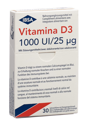 IBSA Vitamina D3 1000 I.U. Schmelzfilm - 30 Stk.