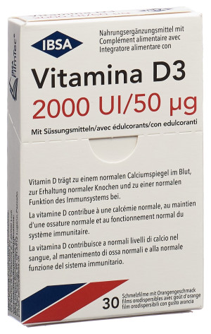 IBSA Vitamina D3 2000 I.U. Schmelzfilm - 30 Stk.