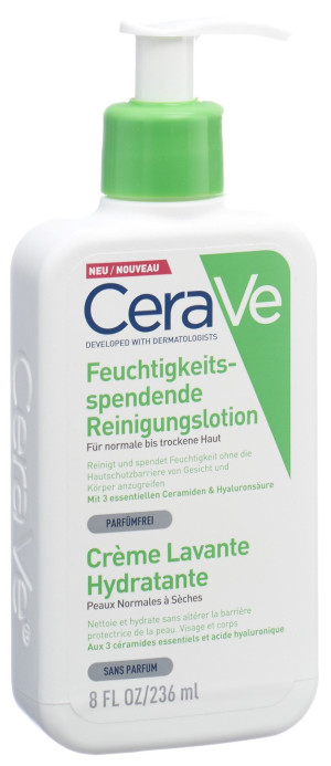 CeraVe Feuchtigkeitsspendende Reinigungslotion - 236ml