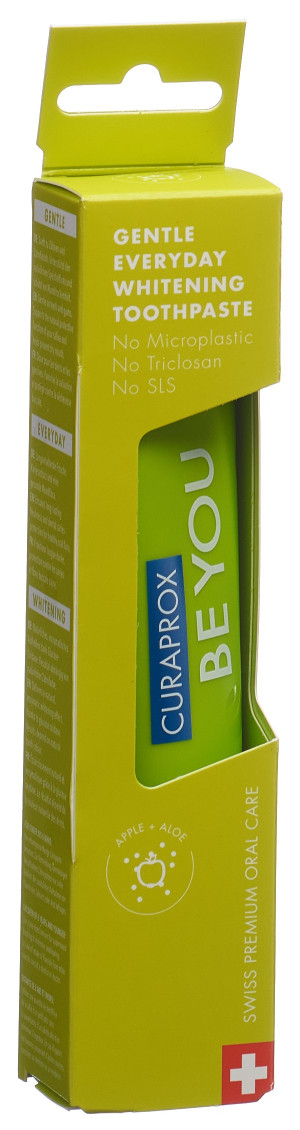 Curaprox Be you Zahnpasta Apfel + Aloe Vera, grün - 60ml