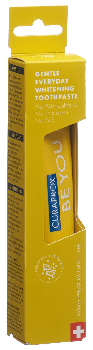Curaprox Be you Zahnpasta Grapefruit + Bergamotte, gelb - 60ml