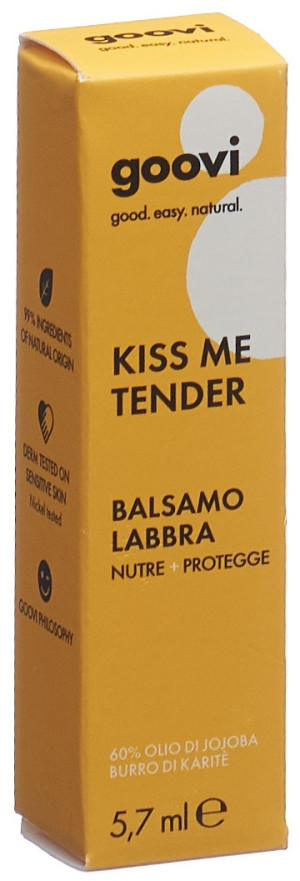 Goovi Kiss Me Tender nährender Lippenbalsam - 5.7ml