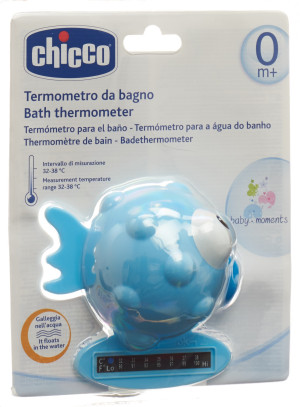 Chicco Badethermometer Globe Fish light blue - 1 Stk.
