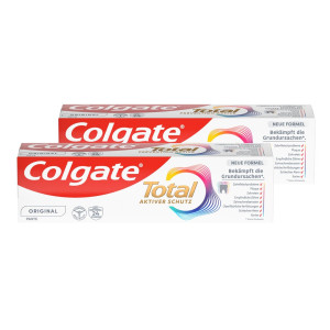 Colgate Total Original Zahnpasta - Doppelpack 2 x 75ml