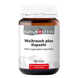 Naturstein Weihrauch plus Kapseln - 100 Stk.