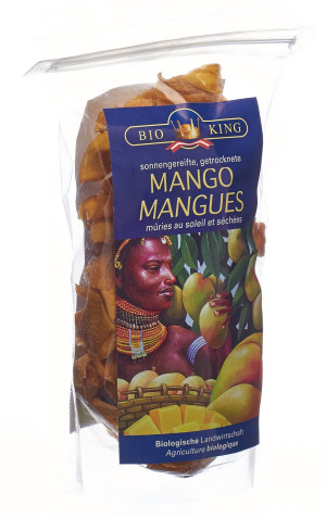 BioKing sonnengereifte getrocknete MANGO - 100g