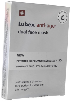 Lubex Anti-Age - Dual Face Mask - 4 Stk.