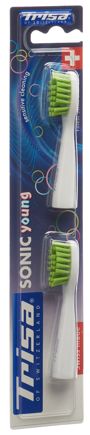 Trisa Sonic Young Ersatzbürsten - 2 Stk.