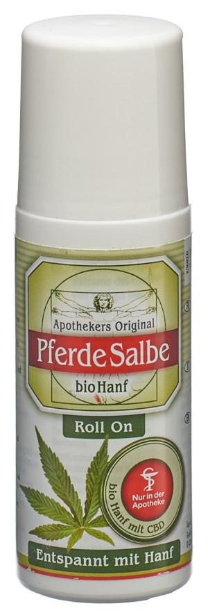 Apothekers Original Pferde Salbe Bio Hanf Roll-on - 75ml