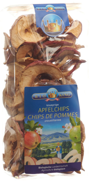 BioKing sonnengereifte getrocknete APFEL-Chips - 100g