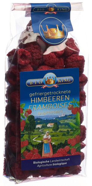 Bio King gefriergetrocknete HIMBEEREN - 40g