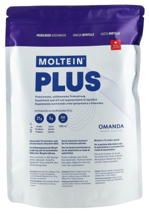 Moltein Plus Heidelbeere Pulver Nachfüllbeutel - 750g