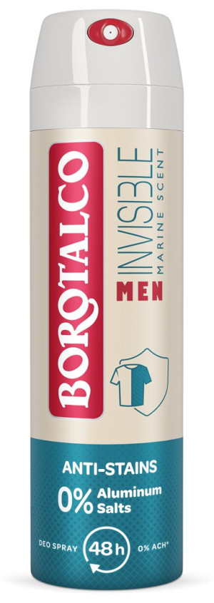 Borotalco Men Deo Spray Invisible - 150ml