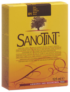 Sanotint Haarfarbe 01 schwarz - 1 Stk.