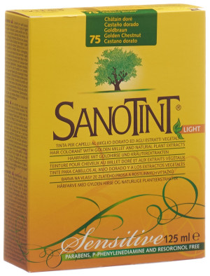 Sanotint Sensitive Light Haarfarbe 75 goldbraun - 1 Stk.