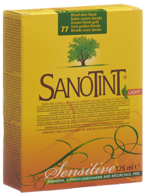 Sanotint Sensitive Light Haarfarbe 77 dunkelblond gold - 1 Stk.