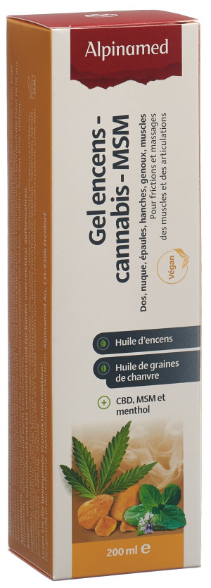Alpinamed Weihrauch Cannabis MSM Gel - 200ml