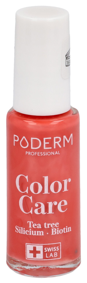 Poderm Color Care Teebaum-Nagellack Nr.273 Korallenrosa - 8ml