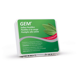 GEM Salbei-Pastillen zuckerfrei - 36 Stk.