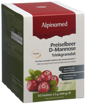 Alpinamed Preiselbeer D-Mannose Trinkgranulat - 60 Btl.