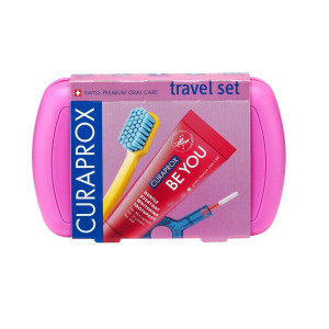 Curaprox Travel Set Zahnpflege pink - 1 Set