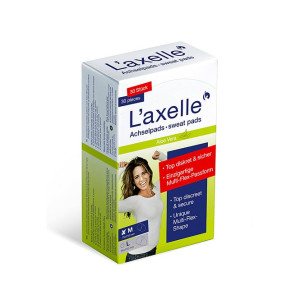 L'Axelle Achselpads M - schützt vor Schweissflecken - 15 Paar