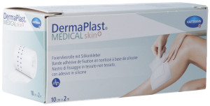 DermaPlast Medical skin+ Fixiervlies 10cmx2m