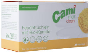 Cami moll clean Feuchttüchlein - 36 Stk.