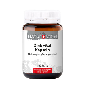 Naturstein Zink Vital Kapseln - 100 Stk.