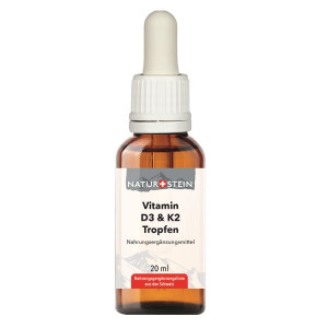 Naturstein Vitamin D3 K2 Öl Tropfen - 20ml