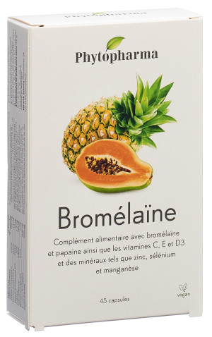 Phytopharma Bromelain Ananas & Papaya - 45 Kaps.