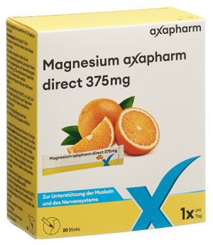 Magnesium axapharm direct 375mg - 20 Sticks