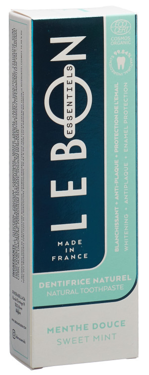 Lebon Essentiels Zahnpasta mild Bio Minze - 80ml