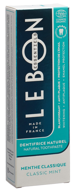 Lebon Essentiels Zahnpasta Bio Classic Mint - 80ml