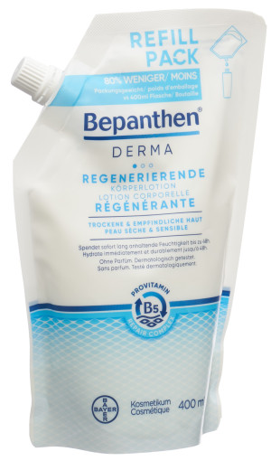 Bepanthen Derma Regenerierende Körperlotion Nachfüllbeutel - 400ml