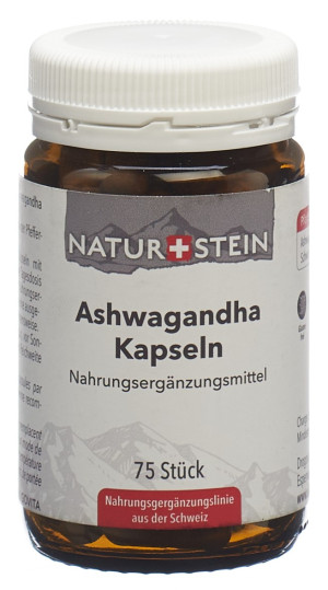 Naturstein Ashwagandha Kapseln - 75 Stk.