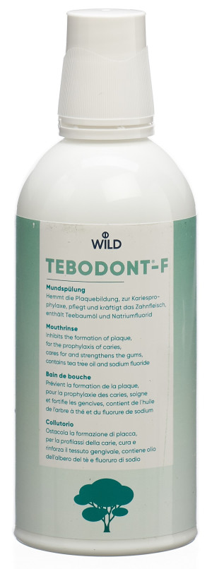Tebodont F - Mundspülung mit Teebaumoel und Fluor - 500ml