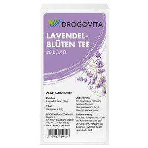 Drogovita Lavendel Blüten Tee - 20 Beutel