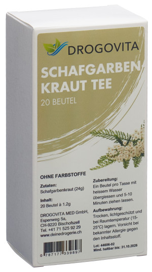 Drogovita Schafgarben Tee - 20 Beutel