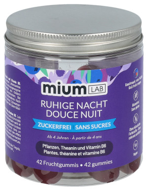MiumLab Fruchtgummis Ruhige Nacht - 42 Stk.