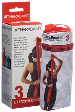 Thera Band rot mittel stark 2.5mx12.7cm - 1 Stk.