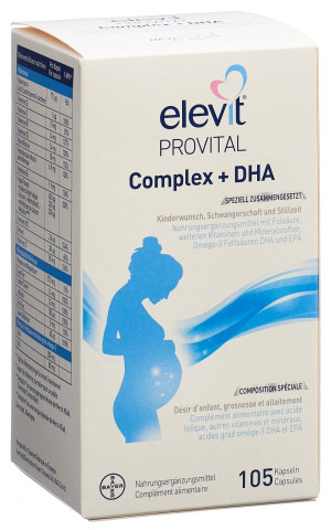 Elevit Provital Complex + DHA Kapseln - 105 Stk.