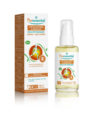 Puressentiel Bio Massageöl Muskeln und Gelenke - 100ml