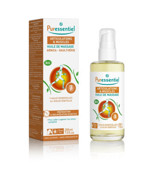 Puressentiel Bio Massageöl Muskeln und Gelenke - 200ml