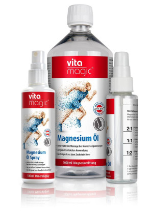 Vitamagic Magnesium Öl - 1 Lt + Sprayflasche