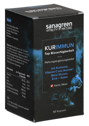 Sanagreen Kurimmun Curcuma Kapseln - 60 Stk.