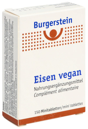 Burgerstein Eisen vegan Minitabletten - 150 Stk.