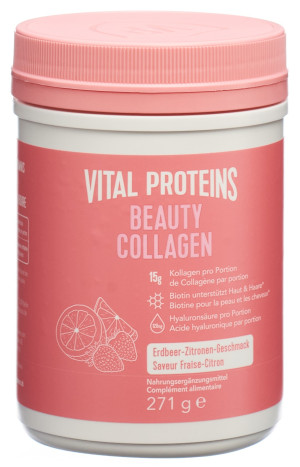 Vital Proteins Beauty Collagen Erdbeer Zitrone - 271g